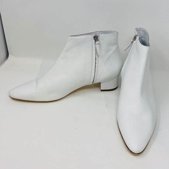 Manolo Blahnik Shoes - MANOLO BLAHNIK**White Crik Booties US 11 $925